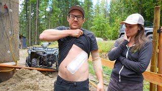 Serious Accident At Our Off Grid Property | How We Deal With Emergencies