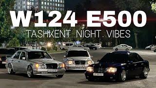 W124 E500 night vibes | @maxmudjonov.m