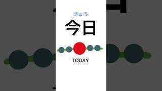  Time expressions in Kanji : yesterday, today, tomorrow… #kanji #japanese