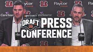 LIVE: Zac Taylor and Dan Pitcher Speak on First Round Pick OL Amarius Mims