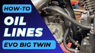 How To Run Oil Lines | Harley Softail (EVO Big Twin)