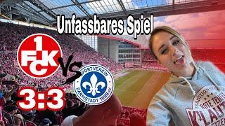 1.FC Kaiserslautern vs Darmstadt 98 2:2 und 3:2 im Video, Stadion explodiert