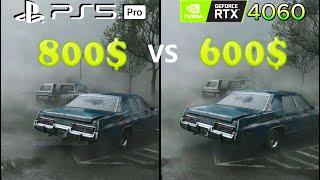 PS5 Pro vs RTX 4060 | 4K Ultra | In Game TEST | SH2