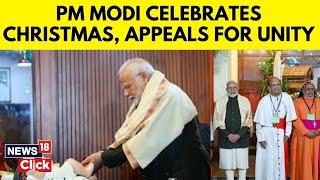 PM Modi Attends Christmas Celebrations At CBCI Centre In New Delhi | CBCI Christmas Event | N18V