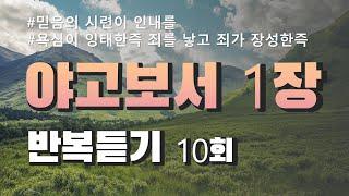 [성경연속듣기]  야고보서 1장 반복듣기 10회  꿀 같은 말씀 마음판에 새기기ㅣ말씀듣기ㅣ말씀암송ㅣ듣는성경ㅣ성경말씀 암송하기