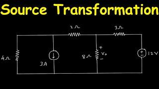 Source Transformation | Electric Circuits | Example 4.6 | Electrical Engineering