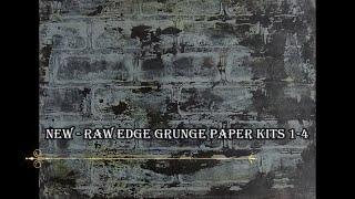 Raw Edge Grunge Paper Kits 1-4 - With Kory - The Art Archaeologist