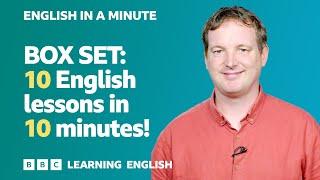 BOX SET: English In A Minute 17 – TEN English lessons in 10 minutes!