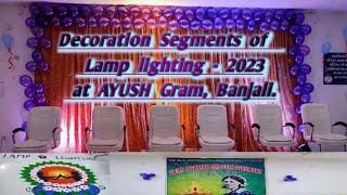 Preparation for Lamp lighting | #2023 #lamplighting #rangoli #balloons #balloon #teachers #students