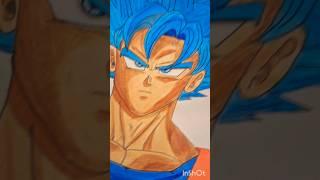 Drawing goku #anime #animedrawing #dragonballart #goku