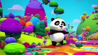 Panda's whimsical, world, playful Panda's world is full of joy