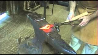 Forging a Small Axe, Part 2. The Blacksmith at Swallow Forge.  Spiked Axe and Sharpening