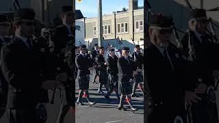 Fergus, Ontario Bagpipe Parade!  #shorts #bagpipes #fergus #canada #subscribe