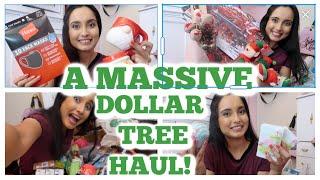 GIGANTIC DOLLAR TREE HAUL! Christmas, Household, Beauty and more!