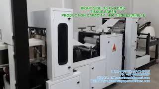 DOUBLE HEADER  33 CMS AND 40 CMS  DUAL SIZE TISSUE PAPER PRODUCTION MACHINE BY DELTA PAPER MACHINES