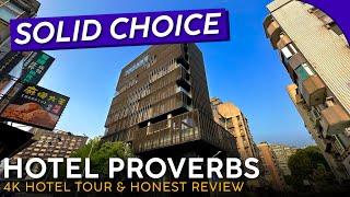 Hotel Proverbs Taipei, Taiwan【4K Hotel Tour & Review】LOVE The Rooms!