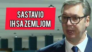 Vucic ih SASTAVIO SA ZEMLJOM! Ovako nesto se ne  pamti #vucic