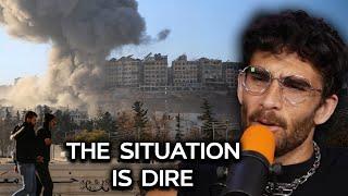 CHAOS in Syria! ASSAD visits PUTIN | HasanAbi reacts