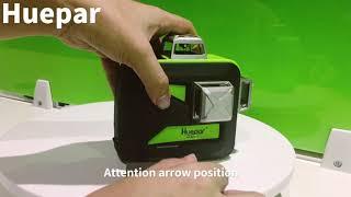 Battery installation precautions for the Huepar 603CG