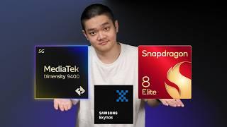BEST chipset of 2025? Snapdragon 8 Elite vs MediaTek Dimensity 9400