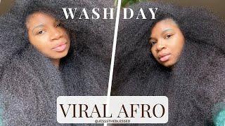 WASHDAY ROUTINE FOR VIRAL AFRO IG VIDEO 41+MILLION VIEWS!