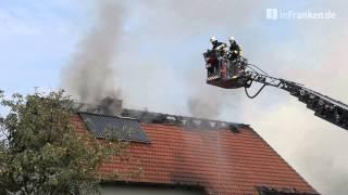 Wohnhausbrand in Schlüsselfeld