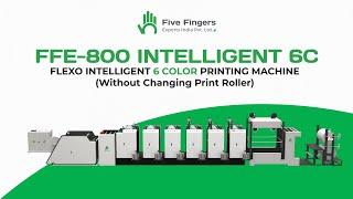 India's First Intelligent Flexo Six Color Printing Machine | Single Print Rollers for all size print