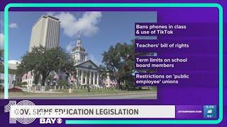 DeSantis signs 5 bills relating to Florida's education