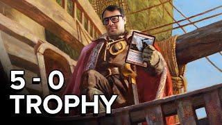 Mengu's Pauper 5-0 Trophy with Izzet Skred!