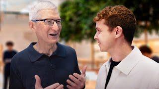 Hablando con Tim Cook sobre el iPhone 16 y Apple Intelligence