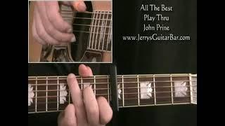 John Prine All The Best | Guitar Play Through