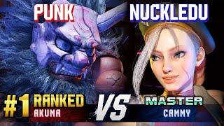 SF6 ▰ PUNK (#1 Ranked Akuma) vs NUCKLEDU (Cammy) ▰ High Level Gameplay