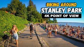 Biking Around STANLEY PARK Vancouver 2022 POV