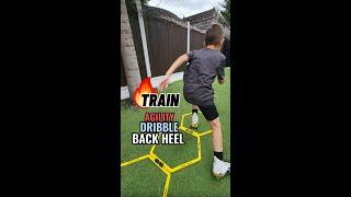 Improve agility & dribble #shorts #soccertraining #footballdrills #footballtraining