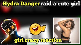 Hydra Danger Raid A Cute Girl Girl Crazy Reaction#hydradanger #blackcat  #bgmi