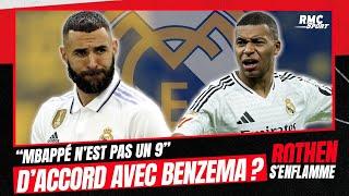 Real Madrid : "Mbappé n'est pas un 9", d'accord avec Benzema ?