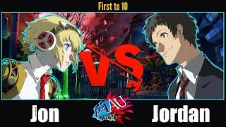 [P4AU2.5] Jon (Aigis) vs Jordan (Adachi) First to 10