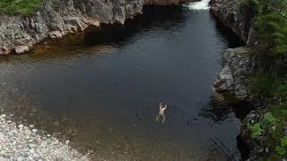 Wild Swimming, Triple Falls, Glen Etive