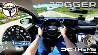 2023 Dacia Jogger 1.0 ECO-G | V-MAX. Próba autostradowa i prezentacja. RACEBOX 0-100 km/h. AUTOBAHN.