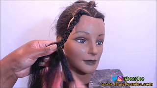 Creating Box Braids (Ponytail Method) #fypシ゚ #foryou #hairstyle