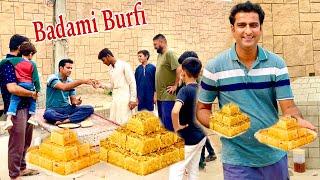 Aaj Badami Burfi bna k Distribute ki/Burfi Recipe