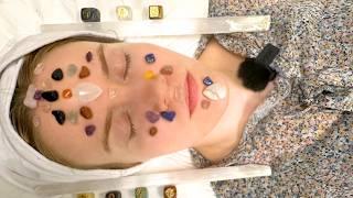 ASMR Crystal facial, sound healing with @ASMRwithStar1111 (Unintentional ASMR, real person ASMR)