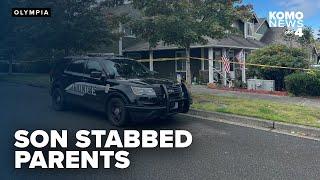 Son stabs parents inside Olympia home