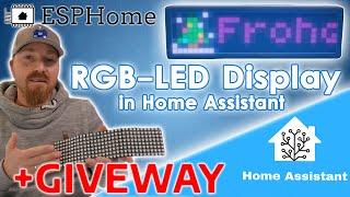 RGB-LED Status Display für Home Assistant mit ESPHome | ESPHoMaTrix