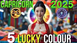  5 Lucky Colors for Capricorn to Become Millionaires in 2025! | Shocking prediction