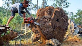 Amazing Extremely Large Woodworking Project You've Never Seen // Giant Table Product Finished!