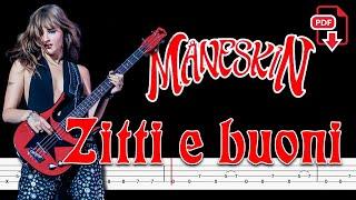 Måneskin - Zitti E Buoni (Bass Tabs | Notation) @ChamisBass #maneskinbass #chamisbass