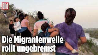 Illegale Einwanderer: Ansturm auf US-Grenze | BILD am Rio Grande