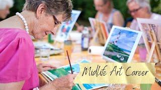 Never Too Late : 3 reasons why starting an Art Channel / Career in midlife is a good idea.