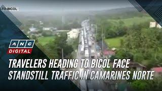 Travelers heading to Bicol face standstill traffic in Camarines Norte